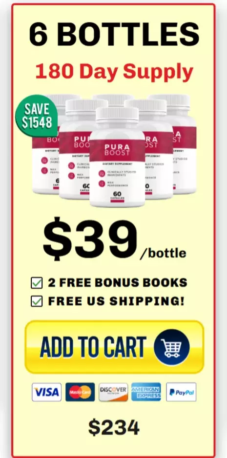 Pura Boost™ 6 bottles pricing